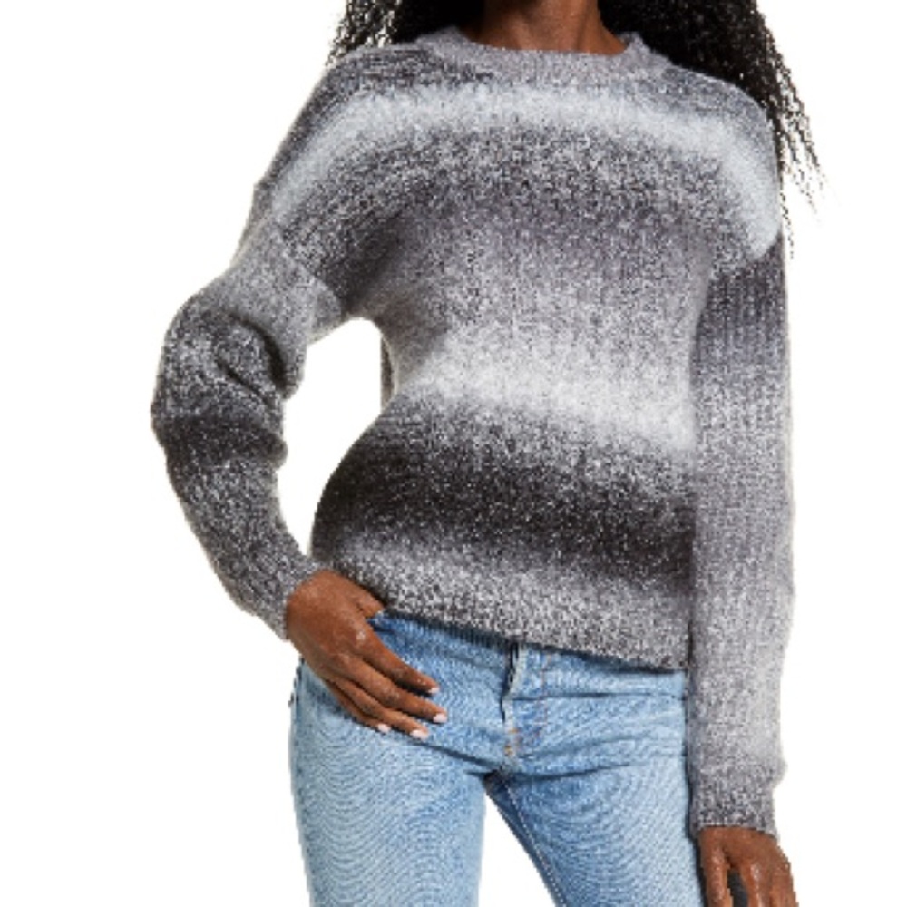 Ten Sixty Sherman Gray Pullover Soft Sweater